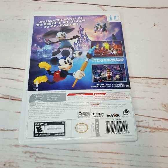 Disney Epic Mickey 2 Cars 2 & Disney Universe Wii Game Bundle No Scratches - Picture 10 of 12